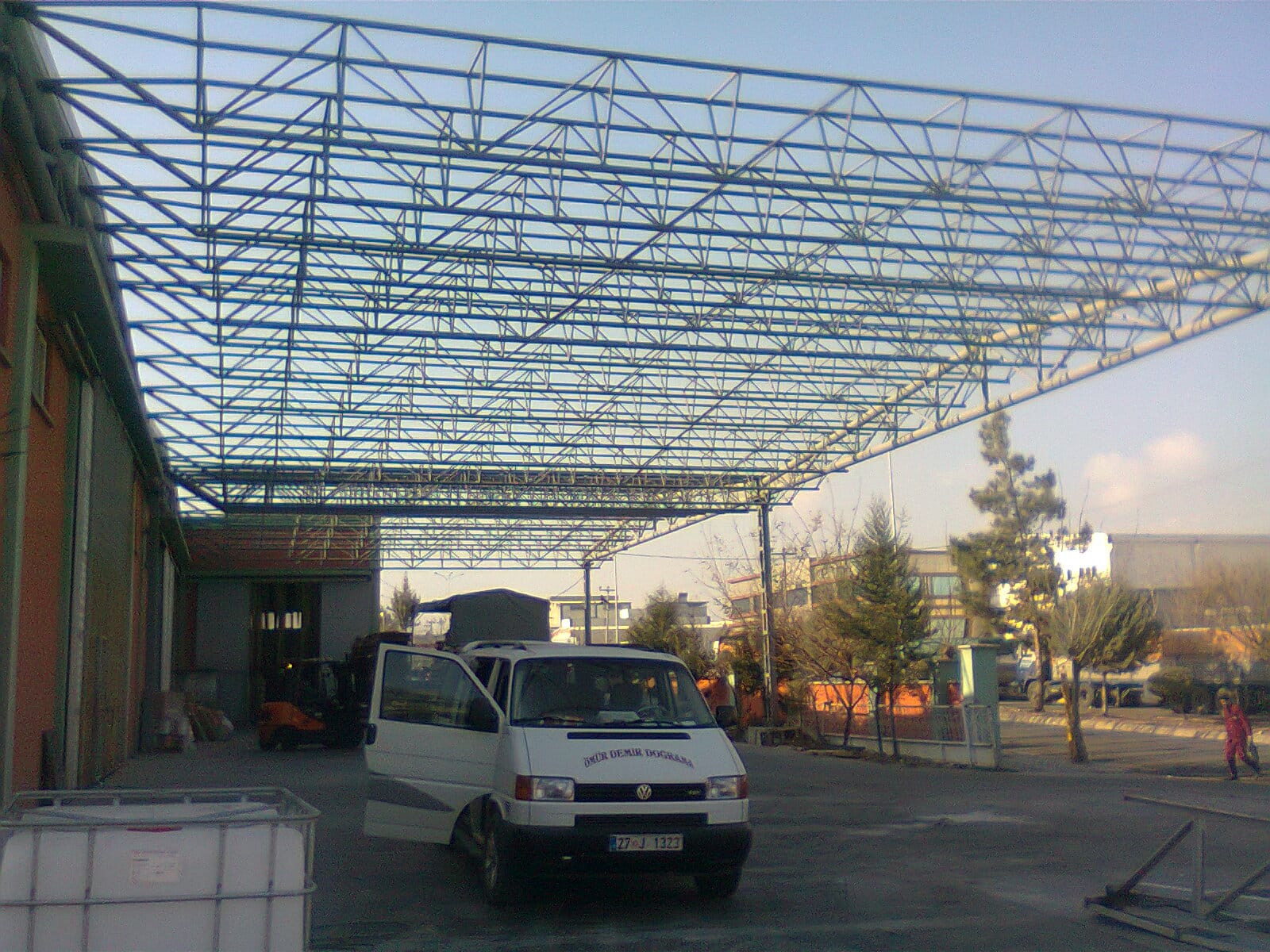 Çelik çatı işleri 