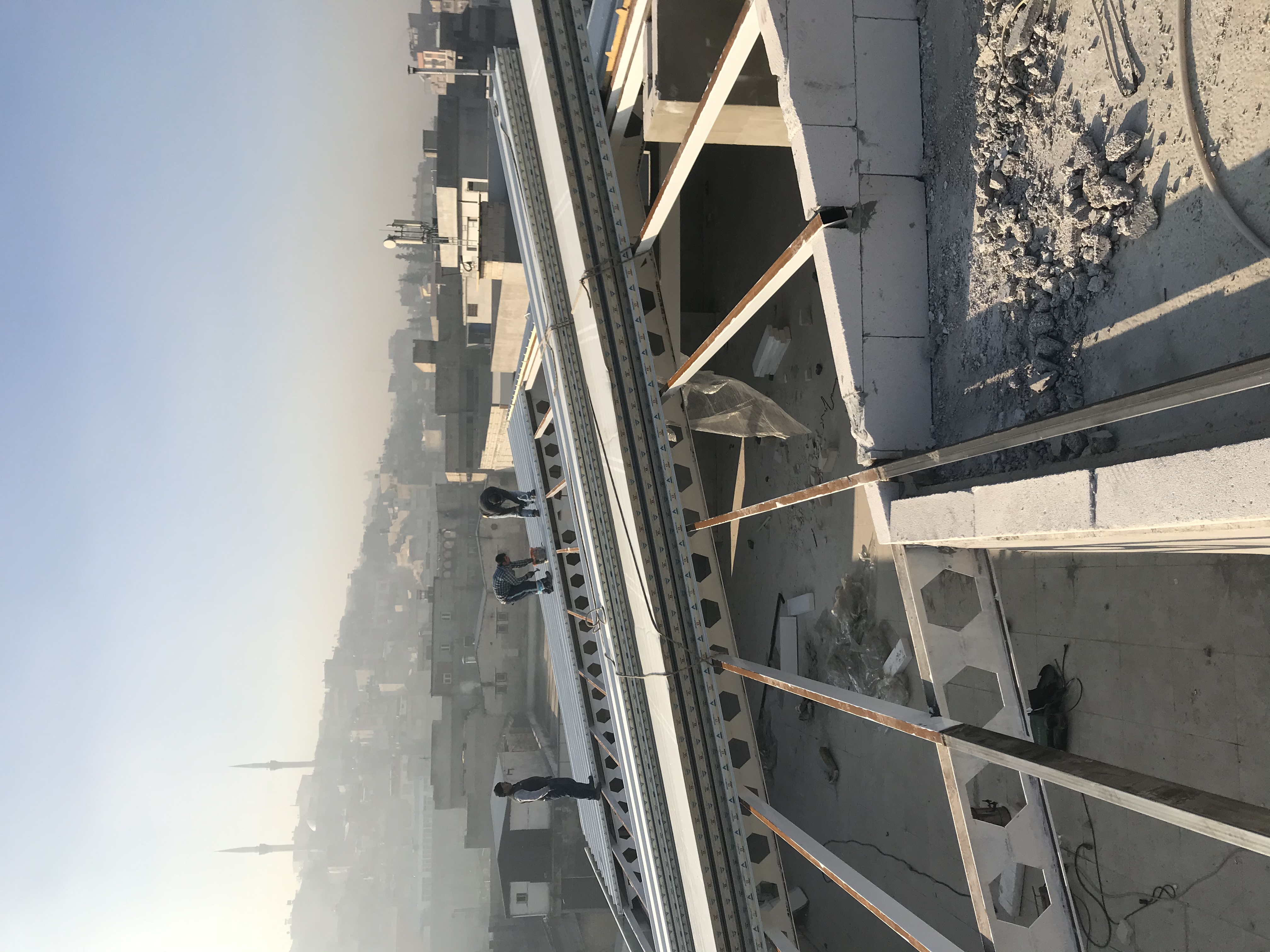 Çelik çatı işleri 